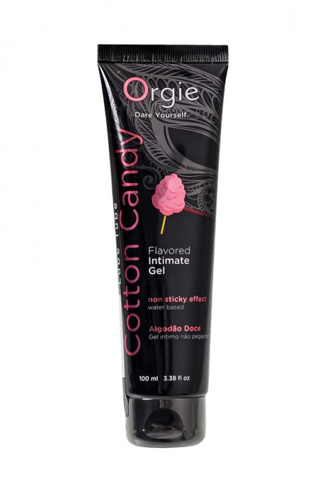 Интимный гель на водной осное Lube Tube Cotton Candy со вкусом сахарной ваты - 100 мл. - ORGIE - купить с доставкой в Сыктывкаре