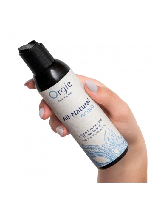 Интимный гель на водной основе Orgie All-Natural Acqua - 150 мл. - ORGIE - купить с доставкой в Сыктывкаре