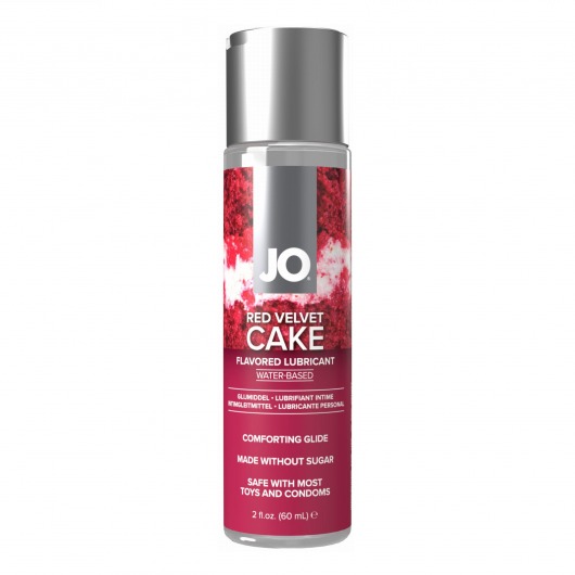 Лубрикант на водной основе JO H2O Red Velvet Cake Flavored Lubricant - 60 мл. - System JO - купить с доставкой в Сыктывкаре