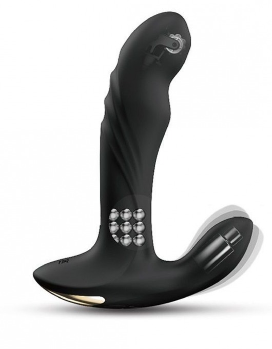 Черный вибромассажер простаты Multi P-Joy с 3 моторами - Dorcel - в Сыктывкаре купить с доставкой