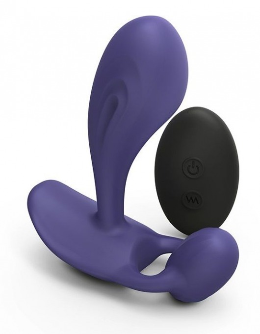 Темно-синий вибромассажер Witty P G Vibrator with Remote Control - Love to Love - в Сыктывкаре купить с доставкой