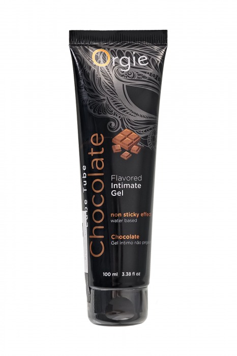 Интимный гель на водной основе Lube Tube Chocolate с шоколадным вкусом - 100 мл. - ORGIE - купить с доставкой в Сыктывкаре