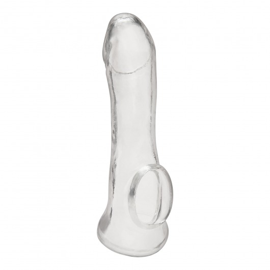 Прозрачная насадка на пенис Transparent Penis Enhancing Sleeve Extension - 15,9 см. - BlueLine - в Сыктывкаре купить с доставкой