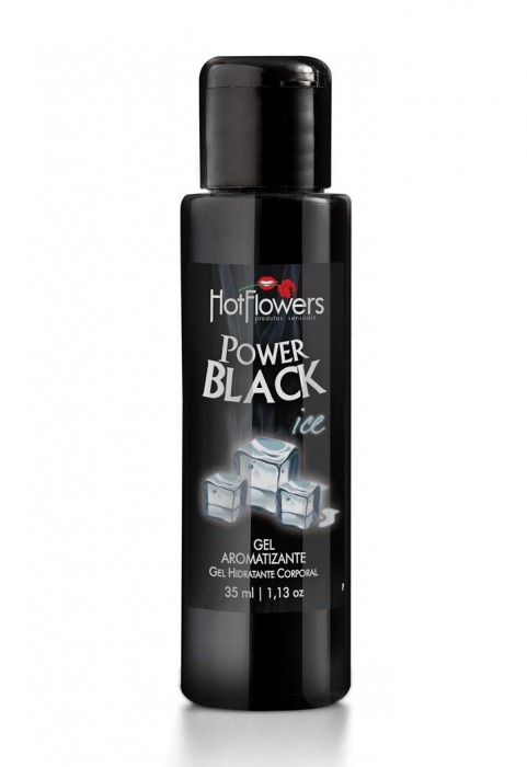 Стимулирующий гель для массажа Power Black - 35 мл. - HotFlowers - купить с доставкой в Сыктывкаре