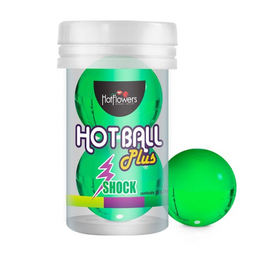 Лубрикант на силиконовой основе Hot Ball Plus с покалывающим эффектом (2 шарика по 3 гр.) - HotFlowers - купить с доставкой в Сыктывкаре