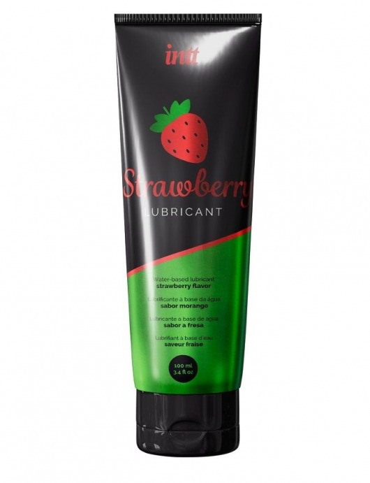 Смазка на водной основе с ароматом клубники Strawberry Lubricant - 100 мл. - INTT - купить с доставкой в Сыктывкаре