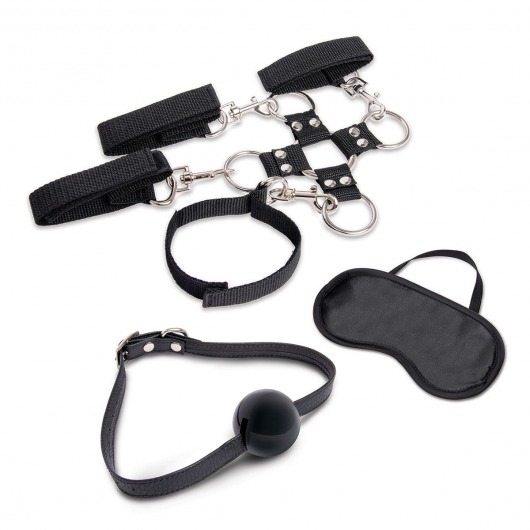 Набор для фиксации из 7 предметов Hogtie   Ball Gag Kit - Lux Fetish - купить с доставкой в Сыктывкаре