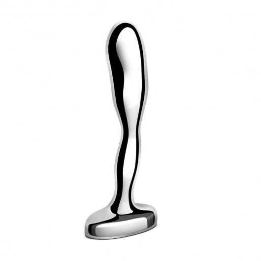 Стальной стимулятор простаты Stainless Steel Prostate Plug - 11,5 см. - b-Vibe - в Сыктывкаре купить с доставкой