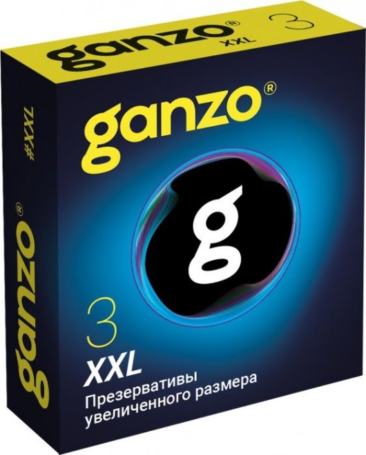 Презервативы увеличенного размера Ganzo XXL - 3 шт. - Ganzo - купить с доставкой в Сыктывкаре