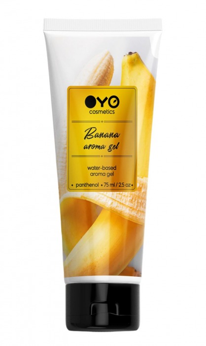 Лубрикант на водной основе OYO Aroma Gel Banana с ароматом банана - 75 мл. - OYO - купить с доставкой в Сыктывкаре