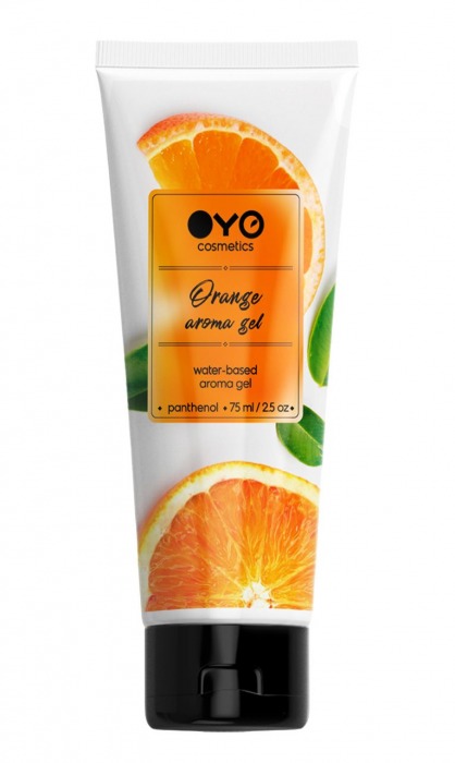 Лубрикант на водной основе OYO Aroma Gel Orange с ароматом апельсина - 75 мл. - OYO - купить с доставкой в Сыктывкаре