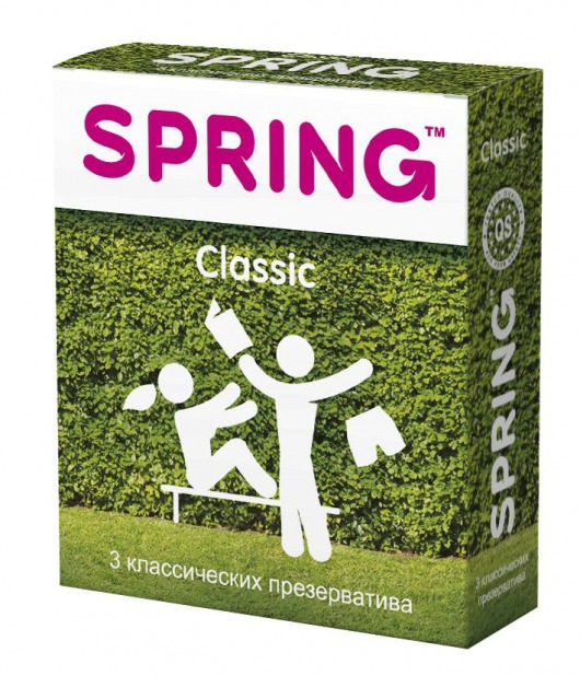 Классические презервативы SPRING CLASSIC - 3 шт. - SPRING - купить с доставкой в Сыктывкаре