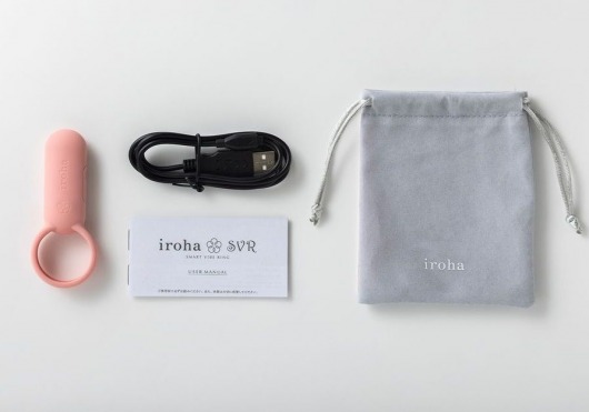 Коралловое эрекционное кольцо Iroha SVR Coral Pink - Tenga - в Сыктывкаре купить с доставкой