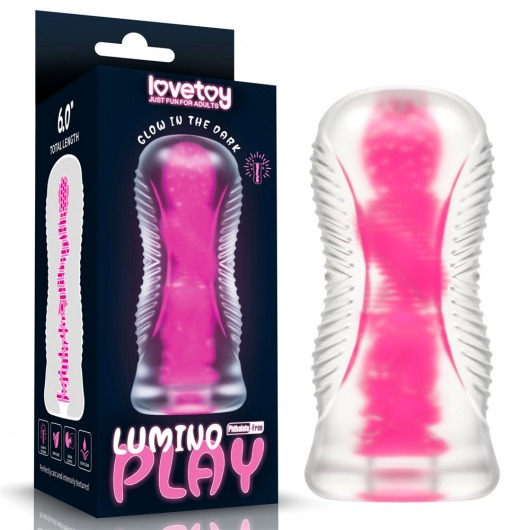 Светящийся в темноте мастурбатор 6.0 Lumino Play Masturbator - Lovetoy - в Сыктывкаре купить с доставкой