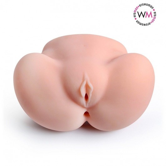 Реалистичный мастурбатор с двумя функциональными отверстиями - Erowoman-Eroman - в Сыктывкаре купить с доставкой