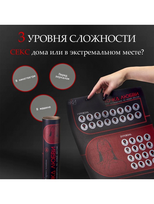 Плакат для двоих  Точка любви  со скретч-слоем - Сима-Ленд - купить с доставкой в Сыктывкаре