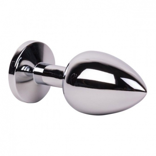 Большой стальной плаг с розовым кристаллом Pink Bubble Gum - 9,5 см. - Erotic Fantasy - купить с доставкой в Сыктывкаре