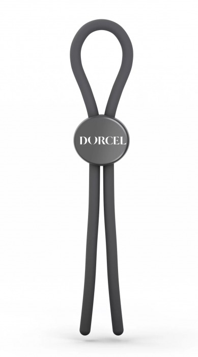Серое эрекционное лассо на пенис Mr Dorcel - Dorcel - в Сыктывкаре купить с доставкой