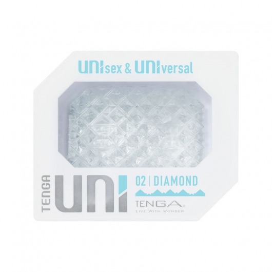 Прозрачный мастурбатор-стимулятор Tenga Uni Diamond - Tenga - в Сыктывкаре купить с доставкой