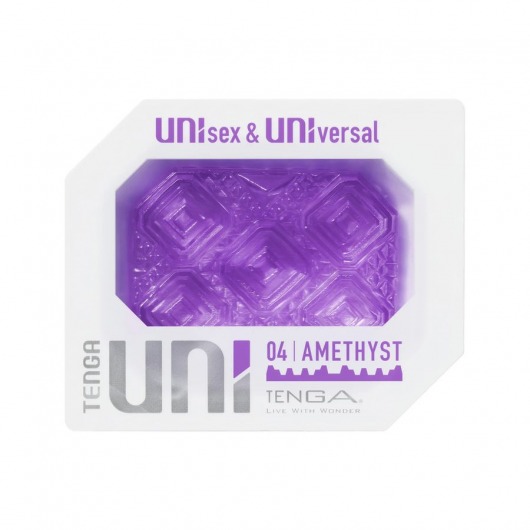 Фиолетовый мастурбатор-стимулятор Tenga Uni Amethyst - Tenga - в Сыктывкаре купить с доставкой