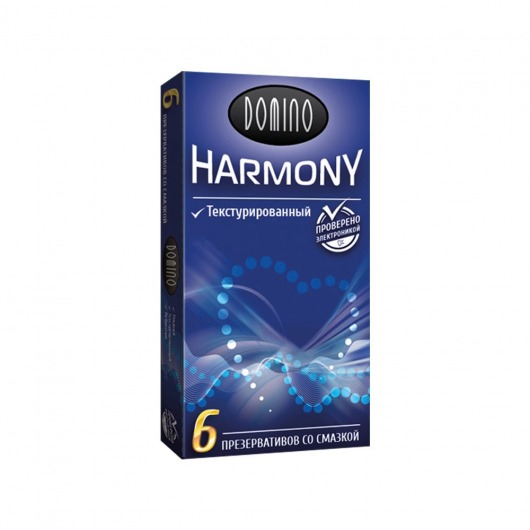 Текстурированные презервативы Domino Harmony - 6 шт. - Domino - купить с доставкой в Сыктывкаре