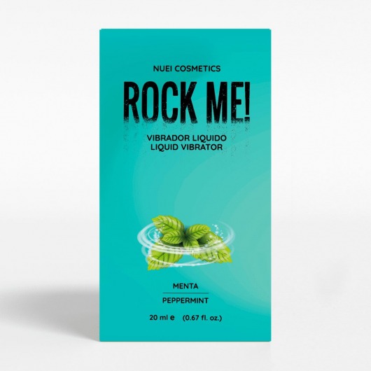 Жидкий вибратор Nuei Rock Me! с ароматом мяты - 20 мл. - Nuei cosmetics - купить с доставкой в Сыктывкаре