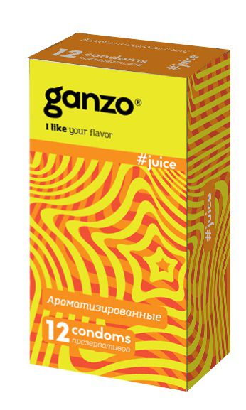 Ароматизированные презервативы Ganzo Juice - 12 шт. - Ganzo - купить с доставкой в Сыктывкаре