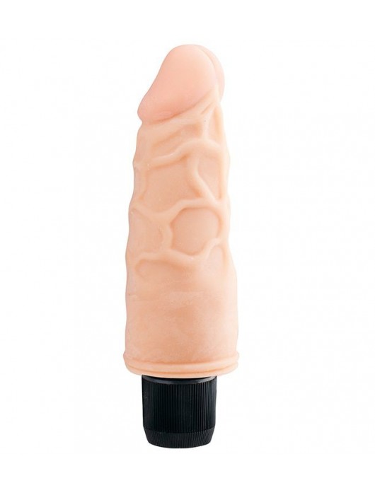 Реалистичный вибратор с венками REALSTUFF 5INCH VIBRATOR - 13 см. - Dream Toys