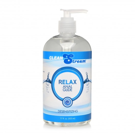 Анальный лубрикант на водной основе Relax Desensitizing Anal Lube - 503 мл. - XR Brands - купить с доставкой в Сыктывкаре