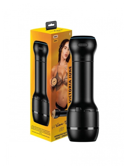 Мастурбатор-ротик с интерактивной насадкой PowerBlow   FeelVictoria Mouth - Kiiroo - в Сыктывкаре купить с доставкой