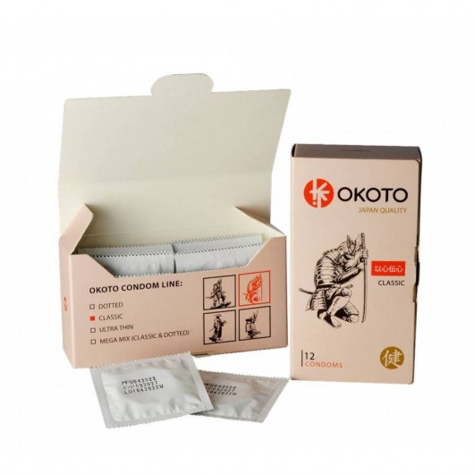 Презервативы OKOTO Classic - 12 шт. - Sitabella - купить с доставкой в Сыктывкаре