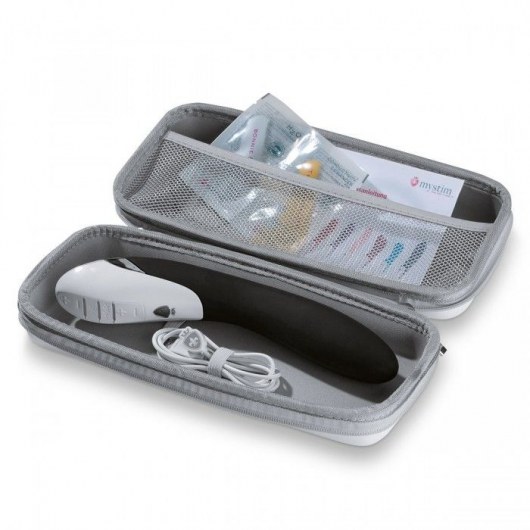 Вибратор с электростимуляцией Sizzling Simon Black Edition - 27 см. - MyStim - купить с доставкой в Сыктывкаре