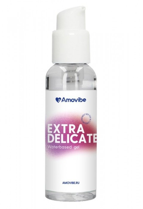 Гель на водной основе Amovibe Extra Delicate - 100 мл. - Amovibe - купить с доставкой в Сыктывкаре