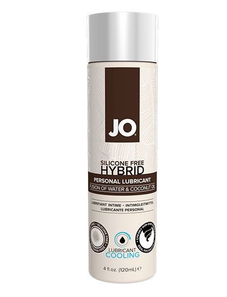 Водно-масляный лубрикант с охлаждающим эффектом JO Silicon free Hybrid Lubricant COOLING - 120 мл. - System JO - купить с доставкой в Сыктывкаре