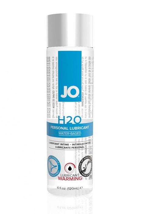 Возбуждающий лубрикант на водной основе JO Personal Lubricant H2O Warming - 120 мл. - System JO - купить с доставкой в Сыктывкаре