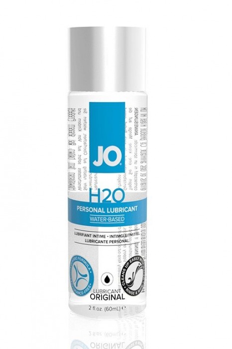 Нейтральный лубрикант на водной основе JO Personal Lubricant H2O - 60 мл. - System JO - купить с доставкой в Сыктывкаре