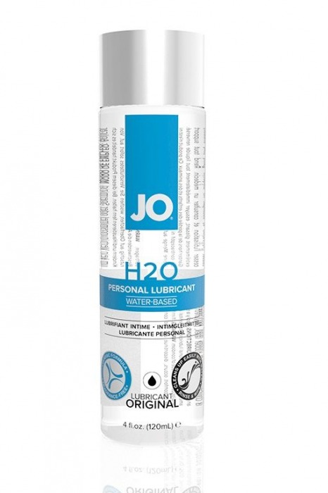 Нейтральный лубрикант на водной основе JO Personal Lubricant H2O - 120 мл. - System JO - купить с доставкой в Сыктывкаре