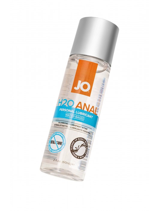 Анальный лубрикант на водной основе JO Anal H2O - 60 мл. - System JO - купить с доставкой в Сыктывкаре