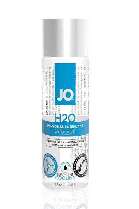 Охлаждающий лубрикант на водной основе JO Personal Lubricant H2O COOLING - 60 мл. - System JO - купить с доставкой в Сыктывкаре