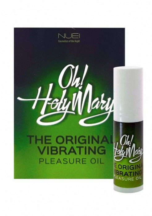 Масло унисекс с эффектом вибрации Oh! Holy Mary - 6 мл. - Nuei cosmetics - купить с доставкой в Сыктывкаре