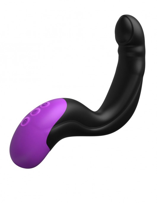 Черно-фиолетовый вибромассажёр простаты Hyper-Pulse P-Spot Massager - Pipedream - в Сыктывкаре купить с доставкой