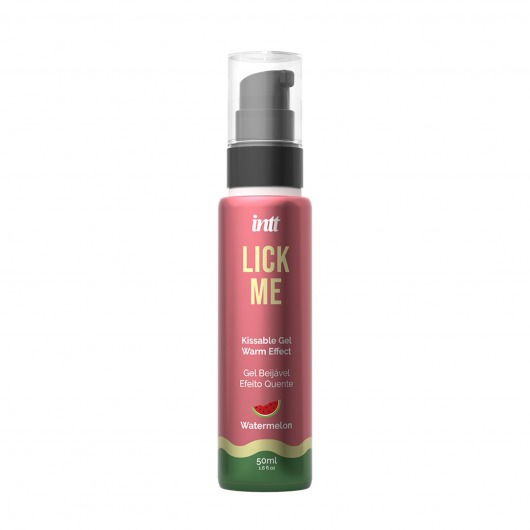 Гель Lick Me с согревающим эффектом и ароматом арбуза - 50 мл. - INTT - купить с доставкой в Сыктывкаре