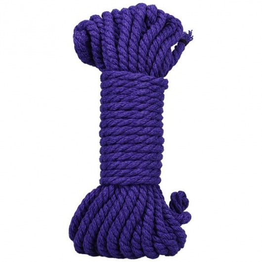 Фиолетовая верёвка для связывания и фиксации Bind Tie - 9,14 м. - Doc Johnson - купить с доставкой в Сыктывкаре