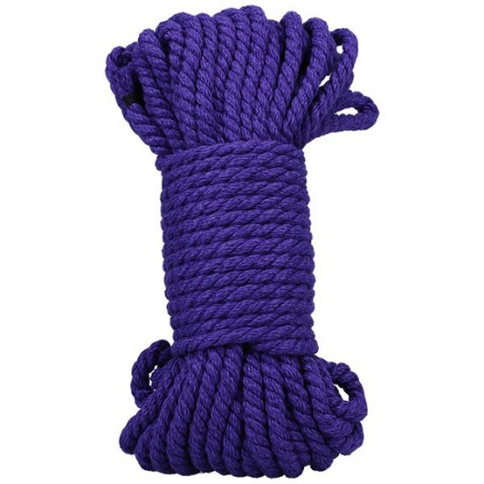 Фиолетовая верёвка для связывания и фиксации Bind Tie - 15,24 м. - Doc Johnson - купить с доставкой в Сыктывкаре