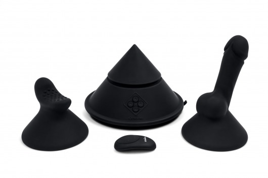 Конусный вибромассажер Cowgirl Cone с 2 насадками - CowGirl - купить с доставкой в Сыктывкаре