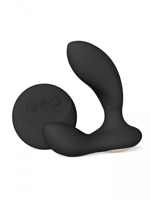 Черный вибромассажер простаты с пультом ДУ Hugo 2 Remote - Lelo - в Сыктывкаре купить с доставкой