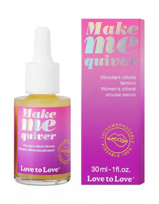 Возбуждающие капли для клитора Make Me Quiver - 30 мл. - Love to Love - купить с доставкой в Сыктывкаре