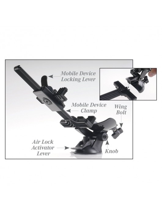 Перезаряжаемый мастурбатор-вагина с держателем для мобильных устройств Extreme Toyz Me - Pipedream - в Сыктывкаре купить с доставкой