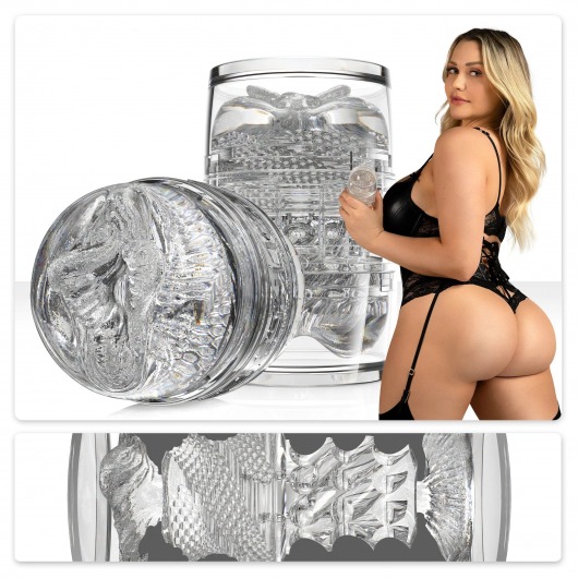 Прозрачный двусторонний мастурбатор Fleshlight Quickshot Mia Malkova - Fleshlight - в Сыктывкаре купить с доставкой