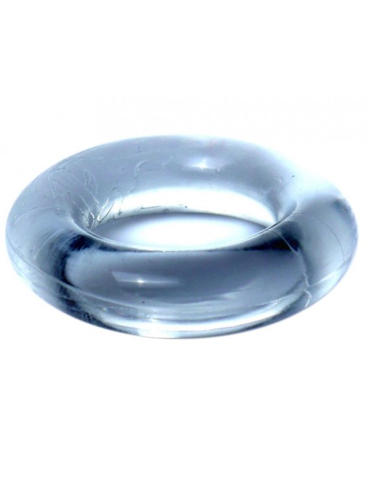 Прозрачное эрекционное кольцо без рельефа - Boys of Toys - в Сыктывкаре купить с доставкой